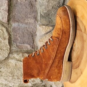 FRYE MEN'S RAINER SUEDE WORKBOOTS